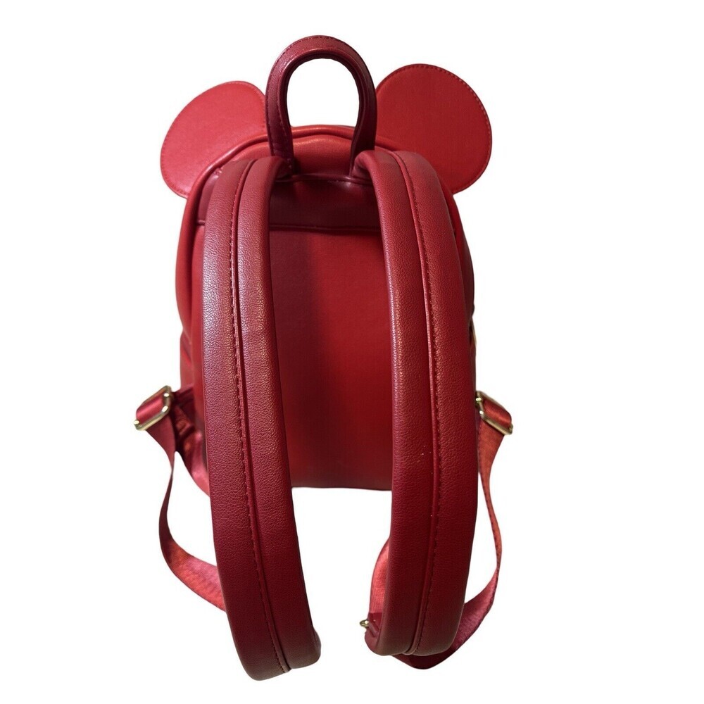 Loungefly Disney Minnie Mouse Red Ears Mini Backpack - Picture 2 of 10